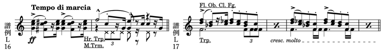 譜例L16・L17